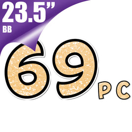 BB 23.5" 69 pc Alphabet Set