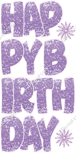 7 pc BB Sparkle - Lavender EZ HBD Set Flair-hbd1081