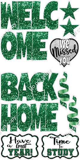 11pc SWIFT Green Sparkle Welcome Back Theme0462