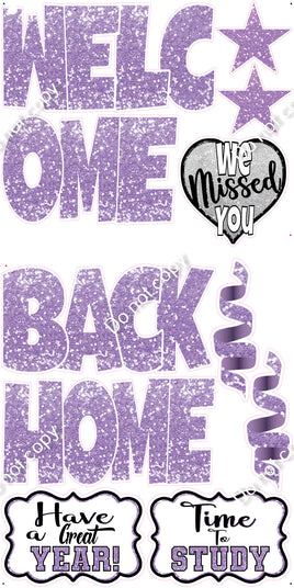 11pc SWIFT Lavender Sparkle Welcome Back Theme0466