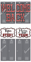 6 pc Back to School Theme w/ Variants