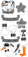 12 pc Welcome Baby Theme w/ Variants