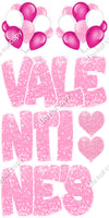 14 pc Baby Pink BB Happy Valentine's Set Theme0999