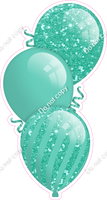 Sparkle - Mint Triple Balloon Bundle