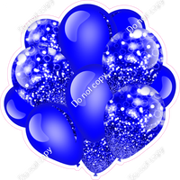 Bokeh - Blue Balloon Cluster w/ Variants