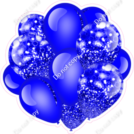 Bokeh - Blue Balloon Cluster w/ Variants