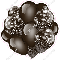 Bokeh - Chocolate Balloon Cluster w/ Variants