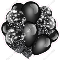 Bokeh - Black Balloon Cluster w/ Variants