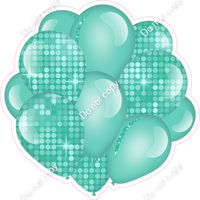 Disco - Mint Balloon Cluster w/ Variants