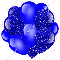 Sparkle - Blue Balloon Cluster w/ Variants