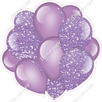 Sparkle - Lavender Balloon Cluster w/ Variants