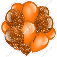 Sparkle - Orange Balloon Cluster w/ Variants