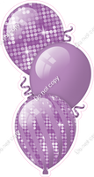 Disco - Lavender Triple Balloon Bundle