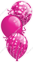 Bokeh - Hot Pink Triple Balloon Bundle