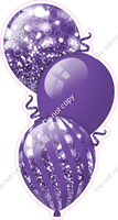 Bokeh - Purple Triple Balloon Bundle