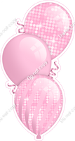 Disco - Baby Pink Triple Balloon Bundle