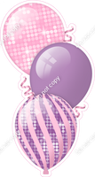Disco - Lavender & Baby Pink Triple Balloon Bundle