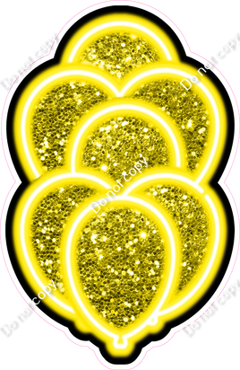 NEON - Yellow XL Balloon Bundle - Sparkle