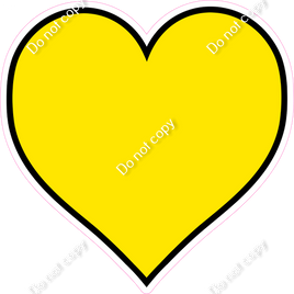 Flat - Yellow Heart