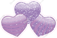 Sparkle - Lavender - Triple Heart Bundles