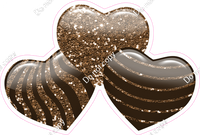 Sparkle - Chocolate - Triple Heart Bundles