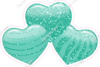 Sparkle - Mint - Triple Heart Bundles
