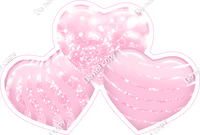Bokeh - Baby Pink - Triple Heart Bundles