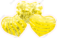 Bokeh - Yellow - Triple Heart Bundles