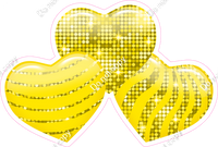 Disco - Yellow - Triple Heart Bundles