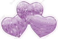 Disco - Lavender - Triple Heart Bundles