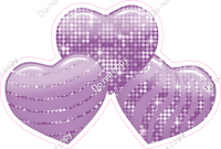 Disco - Lavender - Triple Heart Bundles