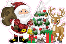 Mini - Santa, Tree, Reindeer Combo