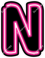 NEON 23.5" Individuals - Hot Pink