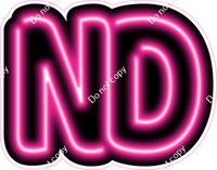 NEON 23.5" Individuals - Hot Pink