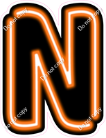 NEON 23.5" Individuals - Orange