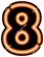 NEON 23.5" Individuals - Orange
