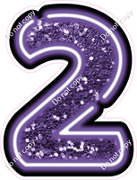 NEON 23.5" Individuals - Sparkle Purple