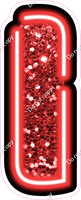 NEON 23.5" Individuals - Sparkle Red