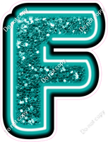 NEON 23.5" Individuals - Sparkle Teal