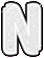 NEON 23.5" Individuals - Sparkle White