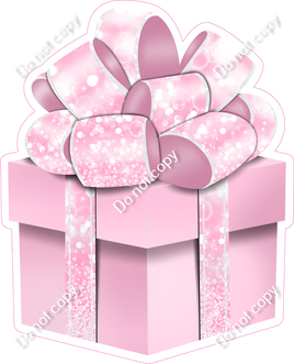 Bokeh - Baby Pink Present - Style 2
