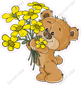 Bear with Yellow Daisy Bundle w/ Variants