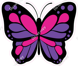 Butterfly - Fla Hot Pink & Purple w/ Variants