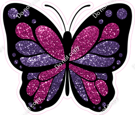 Butterfly - Sparkle Hot Pink & Purple w/ Variants
