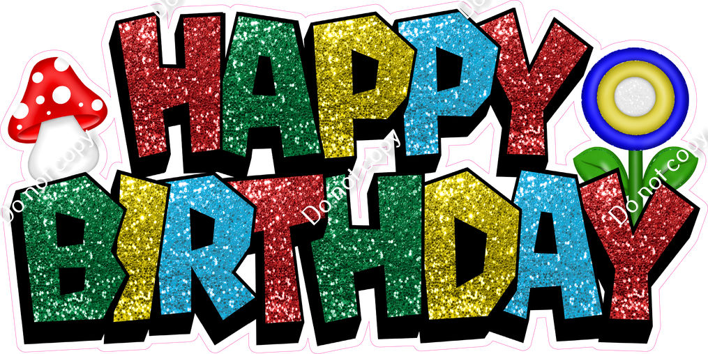 Video Game Happy Birthday Statement| Sign Swag USA