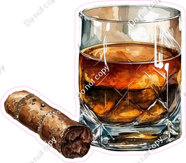 Whiskey & Cigar 1 w/ Variants