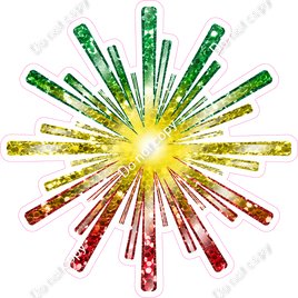 Firework - Rasta Sparkle w/ Variants - Style 3