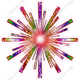 Firework - Rainbow Sparkle w/ Variants - Style 3