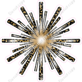 Firework - Gold Leopard Sparkle w/ Variants - Style 3