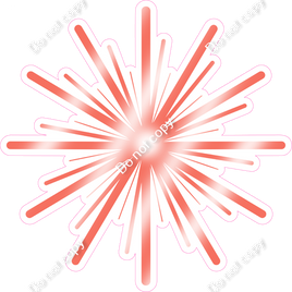 Firework - Flat Coral w/ Variants - Style 4